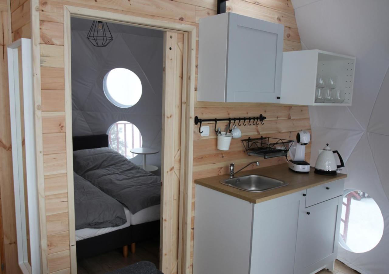Glamping Gliczarow Klapnioki Bed & Breakfast Lesnica  Exterior photo