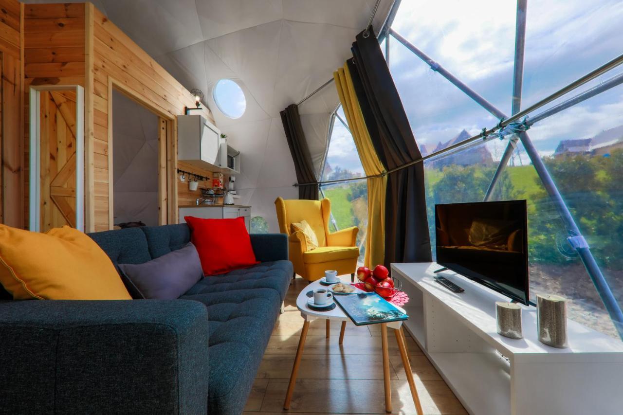 Glamping Gliczarow Klapnioki Bed & Breakfast Lesnica  Exterior photo