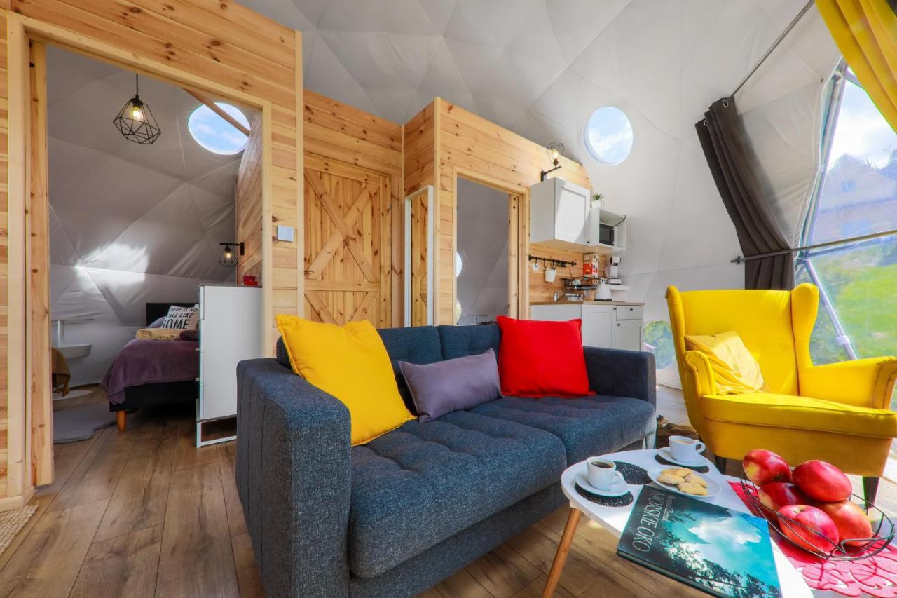Glamping Gliczarow Klapnioki Bed & Breakfast Lesnica  Exterior photo
