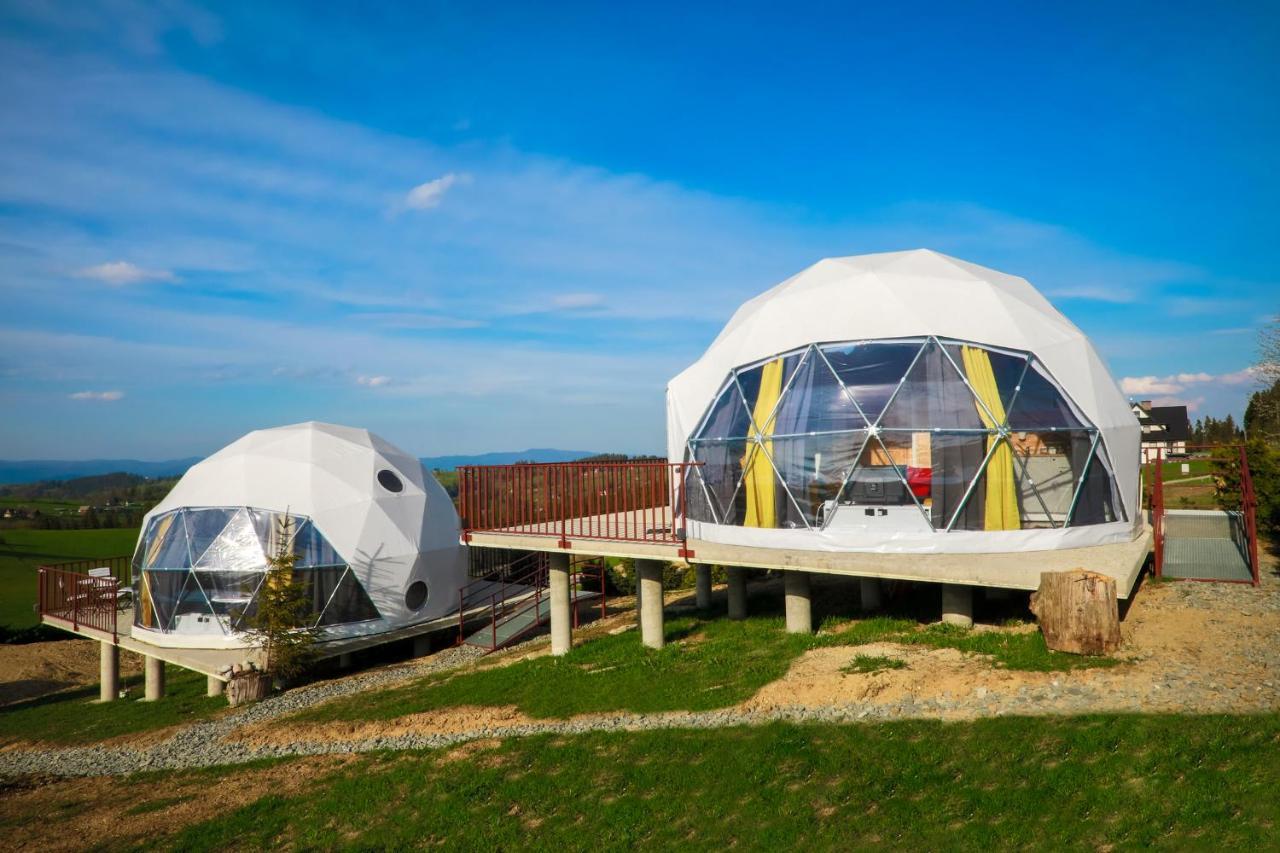 Glamping Gliczarow Klapnioki Bed & Breakfast Lesnica  Exterior photo
