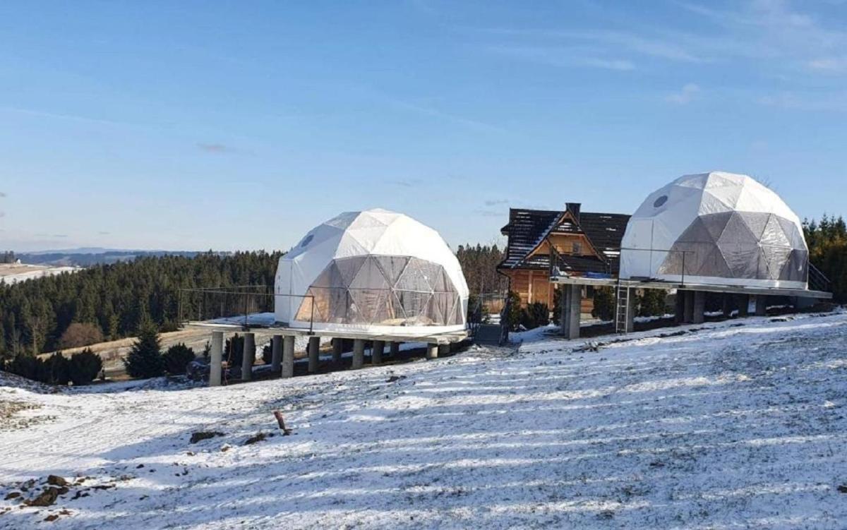 Glamping Gliczarow Klapnioki Bed & Breakfast Lesnica  Exterior photo